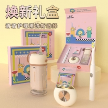 【焕新套装】便携式冲牙器+电动牙刷+自动指甲剪刀套装 HZ-HX1 健康的礼品